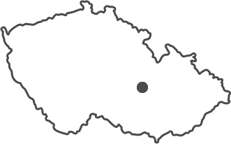 Mapa ČR s umístěním Nového Jimramova